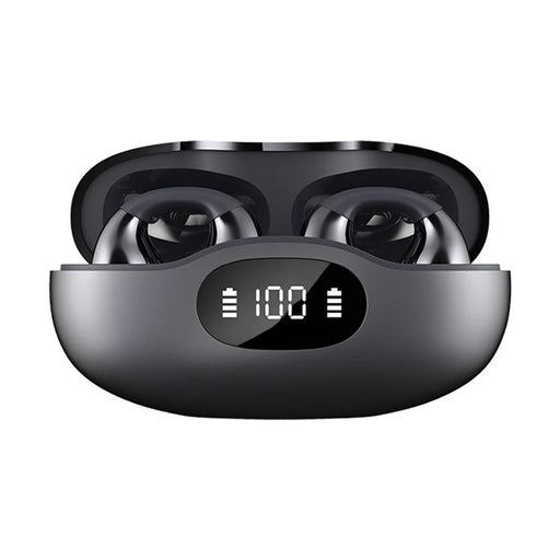 ERAZER EX05 Clip-On Earbuds Bluetooth-compatible Open Ear Wireless Earbuds for Sports (Invested By Lenovo) - Iron Grey - 1