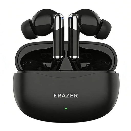ERAZER ETP-Z01 ENC ANC Noise Cancelling Wireless Earbuds Dual Mic Bluetooth-compatible 5.4 Earphone (Invested By Lenovo) - Black - 1