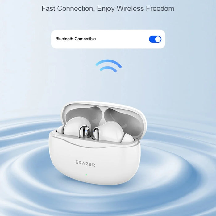 ERAZER ETP-Z01 ENC ANC Noise Cancelling Wireless Earbuds Dual Mic Bluetooth-compatible 5.4 Earphone (Invested By Lenovo) - Black - 3