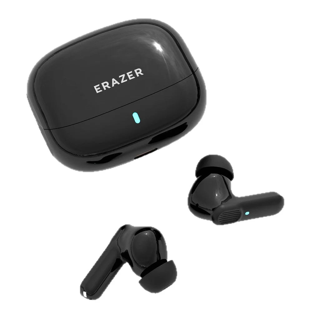 ERAZER ETR-A01 Pro Wireless Earbuds Bluetooth-compatible 5.4 In-Ear ENC Noise Cancelling Earphone (Invested By Lenovo) - Black - 1
