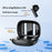 AZEADA AZ-BT09 TWS Wireless Bluetooth-compatible Earbuds Low Latency Semi-in-ear Music Earbuds - Black - 3