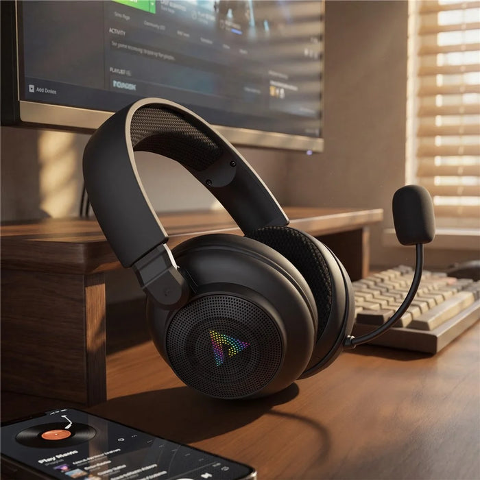 ACEFAST H15 Gaming Wireless Headset with Microphone 2.4G Bluetooth-compatible RGB Light Gaming Headphone - 6