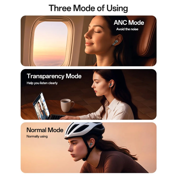 YESIDO TWS33 Bluetooth-compatible Earbuds ANC ENC Noise Cancelling Wireless Earphones for Gaming Music - 6