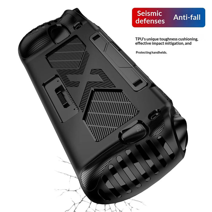 For ONEXPLAYER APEX MAX Gaming Console TPU Case Ergonomic Shockproof Protective Cover - Black - 3