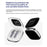 ERAZER EK02 Wireless Semi-In-Ear Bluetooth-compatible Earbuds Touch Control Earphone for Gaming Music (Invested By Lenovo) - White - 4
