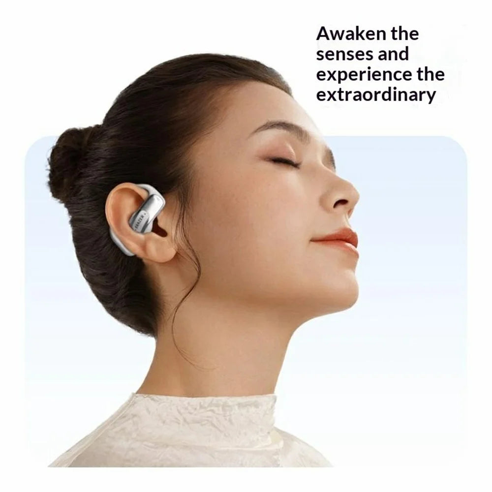 ERAZER ER53 Wireless On-Ear Sports Earbuds 7.5H Playtime Bluetooth-compatible Ear Hook Earphones for Running (Invested By Lenovo) - Black  /  Orange - 6