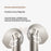 ERAZER EK01 Wireless Bluetooth-compatible Earbuds 36H Battery Semi In-Ear Earphones for Gaming Music (Invested By Lenovo) - Beige - 4