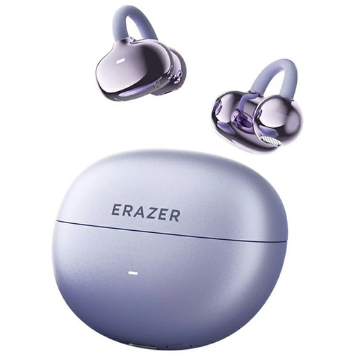 ERAZER EX02 Wireless Ear Clip Headphones Bluetooth-compatible 5.4 Open Ear Earbuds for Sports (Invested By Lenovo) - Purple - 1