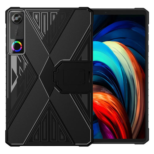 For Lenovo Legion Y700 (Gen 5) TPU Case Kickstand Tablet Protective Cover - Black - 1