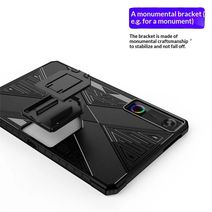 For Lenovo Legion Y700 (Gen 5) TPU Case Kickstand Tablet Protective Cover - Black - 5