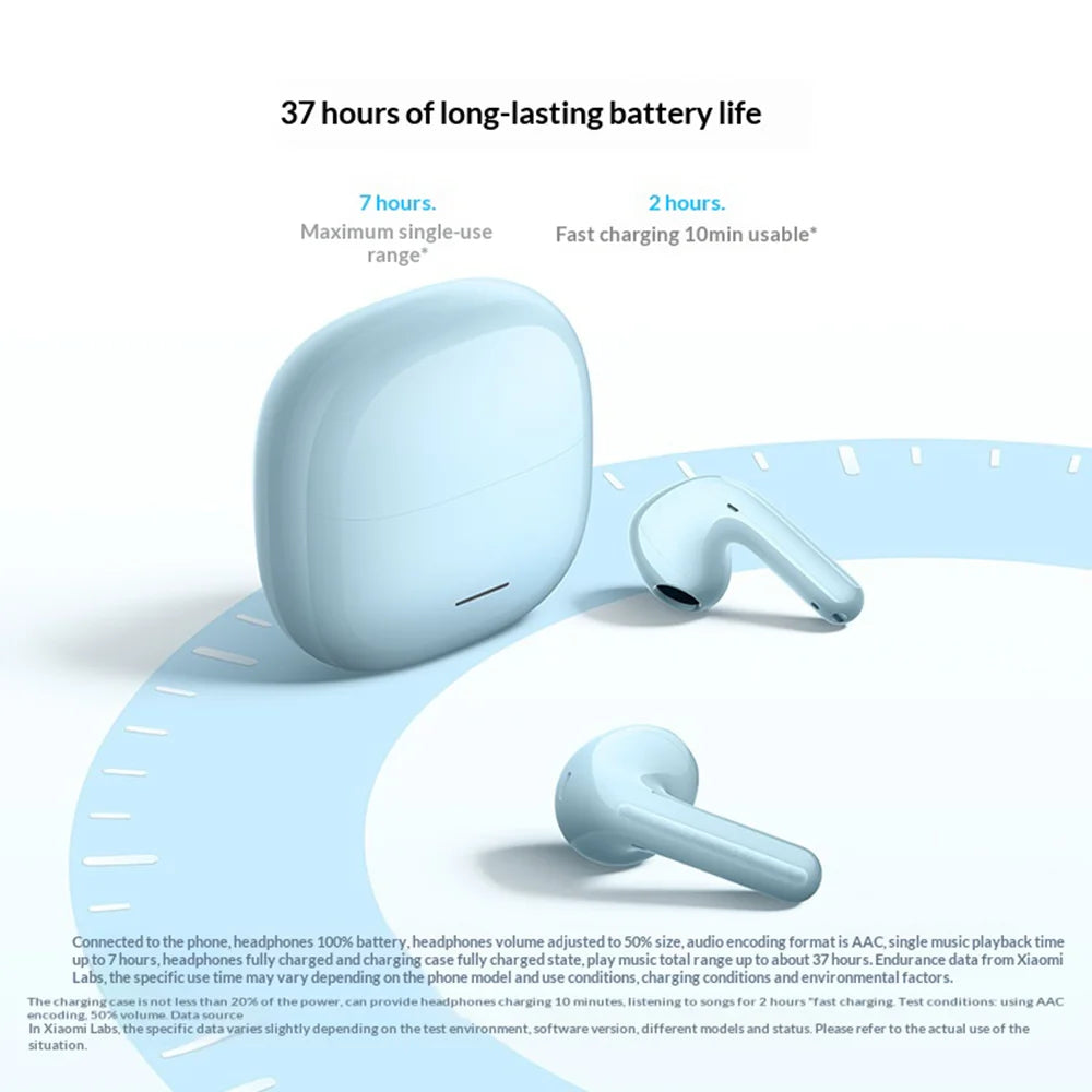 XIAOMI Redmi Buds 8 Active Bluetooth-compatible Earbuds 14.2mm Driver Noise Reduction Semi-in-ear Sports Earbuds (Chinese Version) - Matte Black - 4