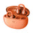 MOMAX BT15 1-Vibe Clip M.IN.D Open-Ear Clip-On Earbuds AI Noise Cancelling IPX4 Wireless Earphones for Sports Office - Orange - 1