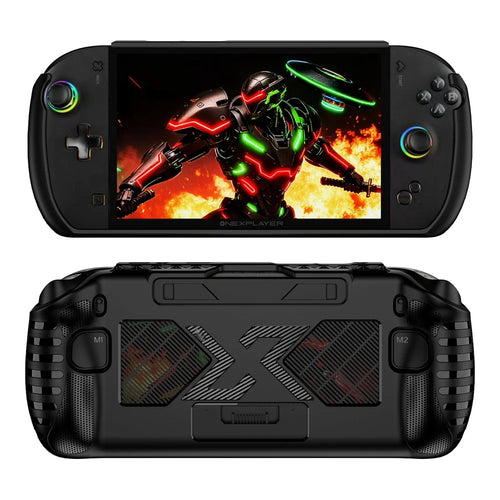 For ONEXPLAYER APEX MAX Gaming Console Soft Case Shockproof TPU Protective Cover - Black - 1