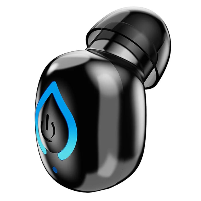 Invisible Single Ear Bluetooth-compatible 6.1 Earbud 20H Wireless Mini Sports Business In-ear Headphone - Black - 1