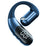 Single Ear Bluetooth-compatible 6.0 Ear Hook Headphones LED Display 180 Degree Rotating Open Ear Earbud for Sports Running - Blue - 1