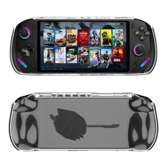 For ONEXPLAYER F1 Handheld Gaming Console Anti-scratch Case Clear TPU Shockproof Protective Cover - Transparent - 1