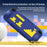 For Nintendo Switch 2 Silicone Case Anti-Slip Shockproof Gaming Console Protective Cover - Blue - 4