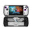 For Asus ROG Ally (2023) Protective Case Shockproof Handheld Gaming Console PC+TPU Cover with Stand - Black + Clear - 7