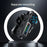 Q30 Pro Motorcycle Helmet Headset with Soft Hard 2 in 1 Mic Bluetooth-compatible Intercom Earphones IP56 Waterproof Headset - Black - 6