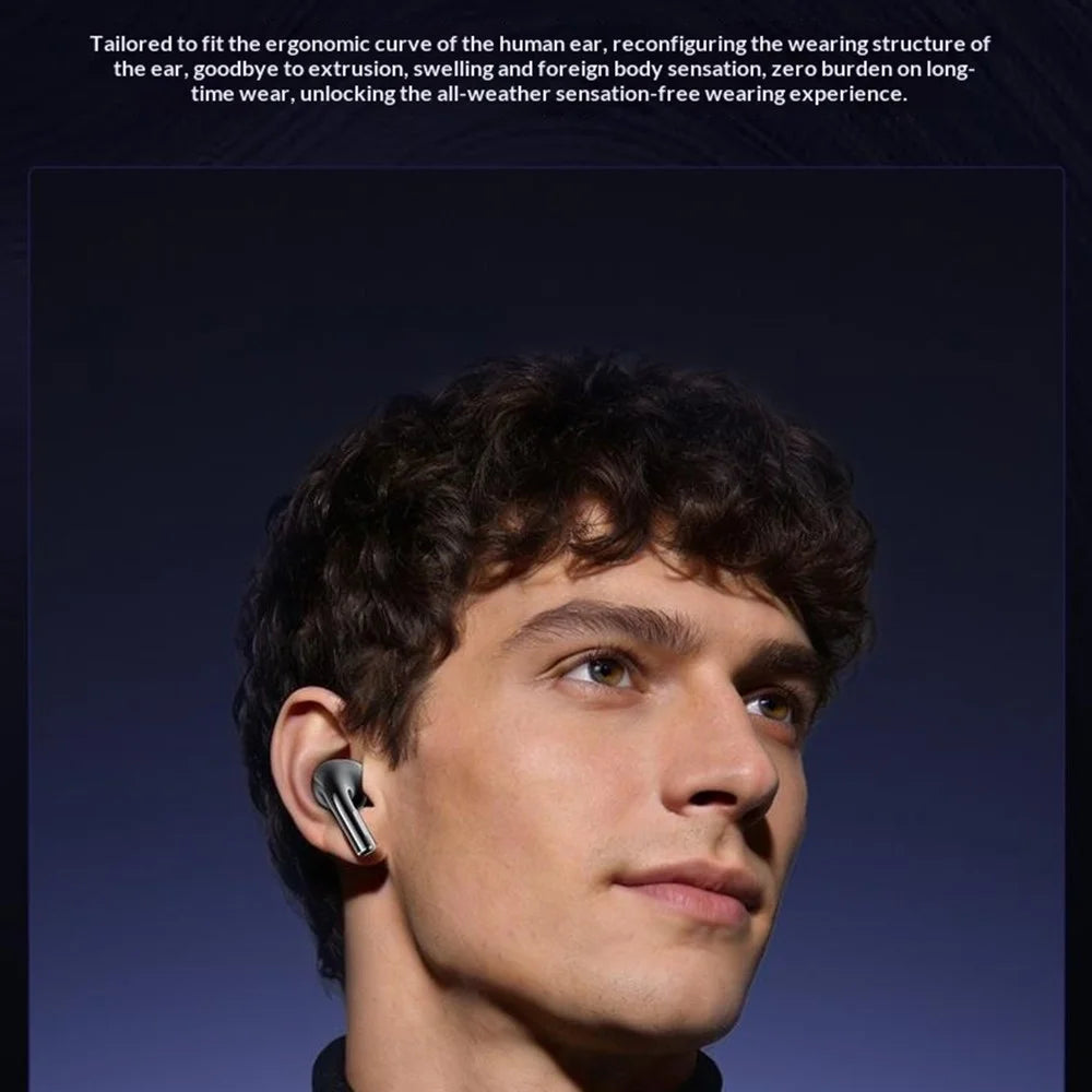 WEKOME WS-33 Wireless Bluetooth-compatible Earbuds 13mm Drivers Hi-Fi Audio Touch Control In-Ear Earphones for Music - Black - 4