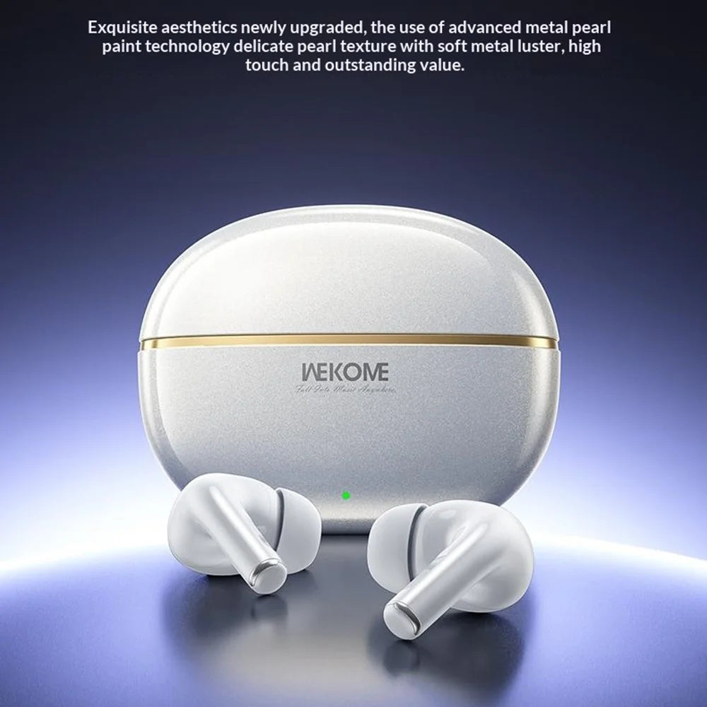 WEKOME WS-33 Wireless Bluetooth-compatible Earbuds 13mm Drivers Hi-Fi Audio Touch Control In-Ear Earphones for Music - Black - 5