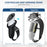 7Pcs Silicone Protective Case Set for Meta Quest 3S VR Headset Controller Grip Cover with Anti-Drop Damping Wavepoint Design - White - 7