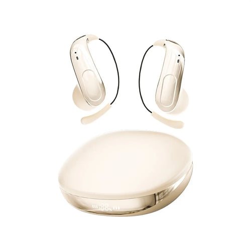 A58 Earhook Bluetooth-compatible Earbuds 48h Battery Life Sports Running Wireless Headphones with ENC Noise Cancelling - Beige - 1