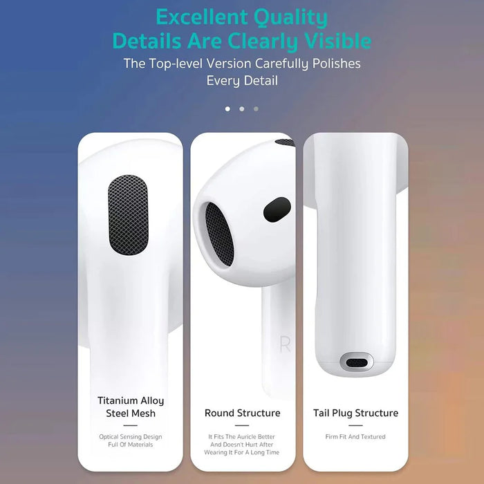 COTECI N4 Bluetooth-compatible Earbuds ANC Wireless Charging In-ear Detection TWS Earphones - White - 7