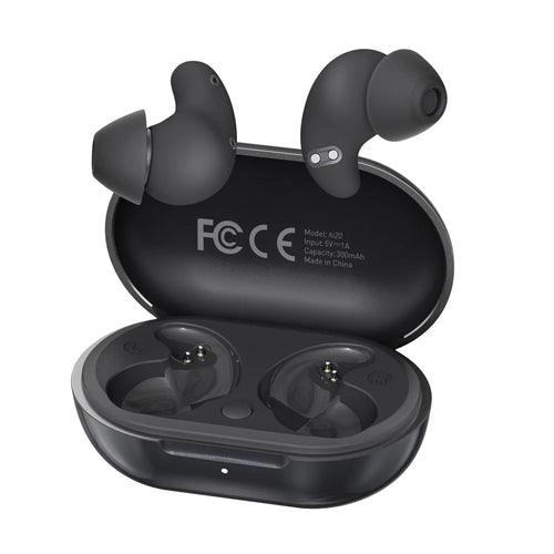 HILEO Hi20 White Noise Sleep Earbuds ANC Noise Cancelling Bluetooth-compatible TWS Earbuds - Black - 1