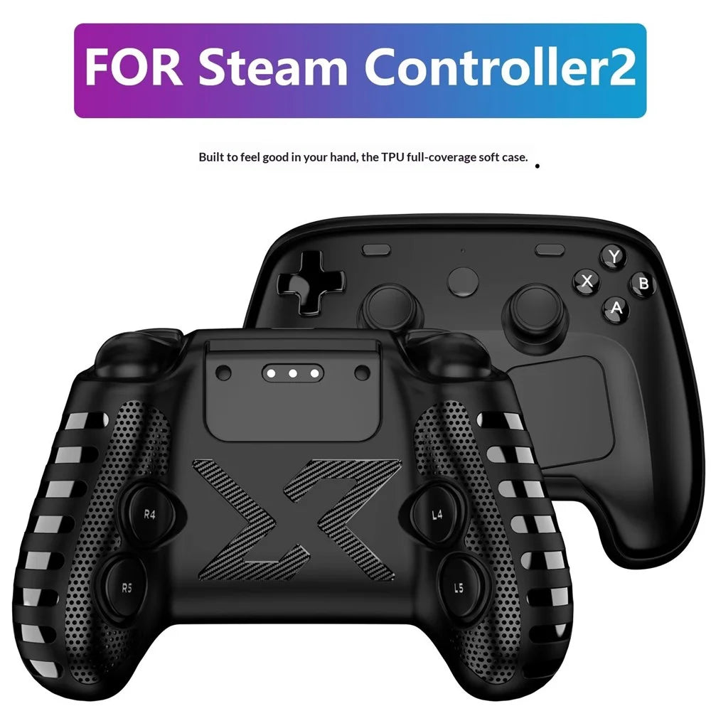 TPU Case for Steam Controller 2 Shockproof Anti-slip Protective Cover with L4 / L5 and R4 / R5 Buttons - 2