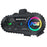 Q26 Pro Helmet Bluetooth-compatible Intercom Headset with 2-in-1 Soft and Hard Mic 500m Range Noise Reduction Waterproof Earphone for Motorcycle (No Memory Card) - Black - 1