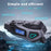 K10 Helmet Bluetooth-compatible Headset with Hard Mic DVR Recording FM Radio 1080P Camera IP65 Waterproof Wireless Earphones for Motorcycle Cycling - Black - 5