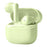 REMAX TWS-25 Wireless Stereo Semi-In-Ear Earbuds Bluetooth-compatible 6.0 4-Mic ENC Noise Cancelling Headset - Green - 1