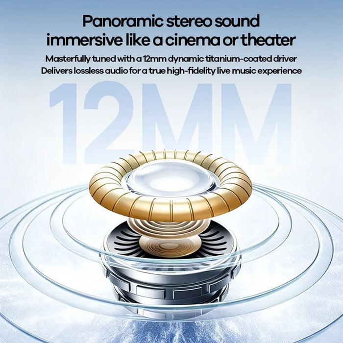 REMAX TWS-26 ANC ENC Noise Cancelling Wireless Earbuds 50H Battery 4-Mic Dual Device Connection Music Call Headset - Ivory White - 4