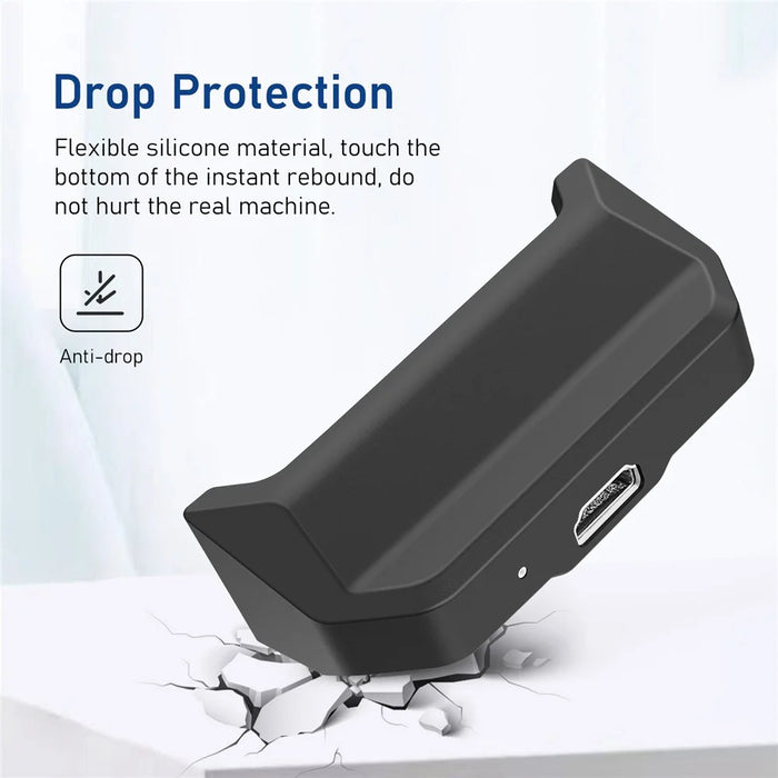 Silicone Case for Flipper Zero Video Game Portable Anti-Drop Shockproof Protective Cover - Black - 6