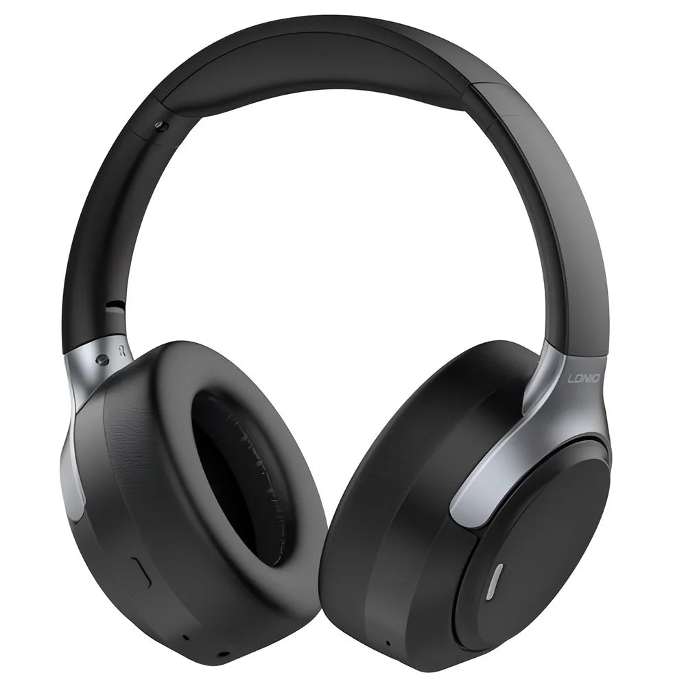 LDNIO H02 Bluetooth-compatible 5.4 Headphones 49 Hours Battery 40mm Driver Over-Ear Wireless Headset for Gaming Music - Black - 1