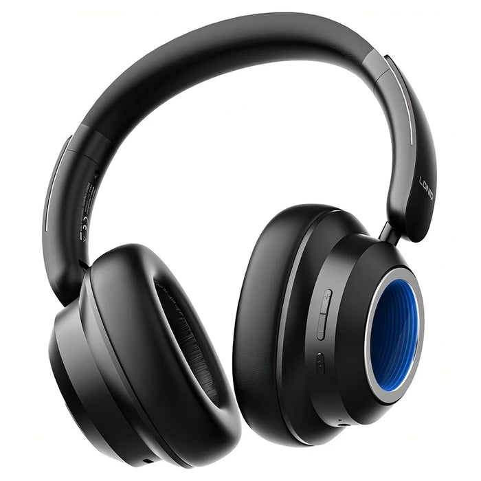 LDNIO H01 ANC Noise Cancellation Bluetooth-compatible Headphones 130 Hours Battery RGB Lighting Over-Ear Headset for Gaming Music - Black - 1