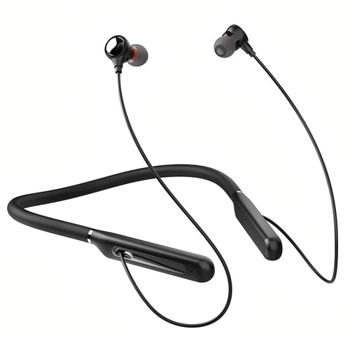 LDNIO N02 Neckband Bluetooth-compatible 5.3 Semi-In-Ear Earphones 10mm Driver 200mAh 16H Playtime Headset for Sports - Black - 1