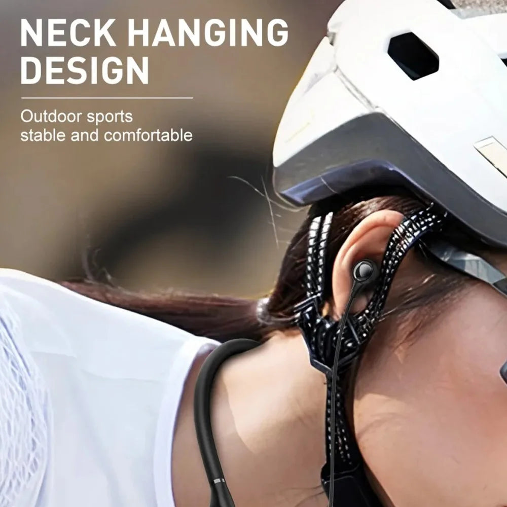 LDNIO N02 Neckband Bluetooth-compatible 5.3 Semi-In-Ear Earphones 10mm Driver 200mAh 16H Playtime Headset for Sports - Black - 4