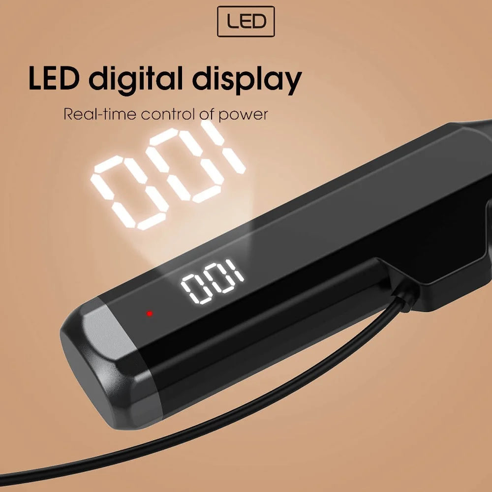 LDNIO N05 Neckband Bluetooth-compatible Semi-In-Ear Earphones 1000mAh Battery LED Display Type-C Fast Charging Wireless Headset - Black - 6