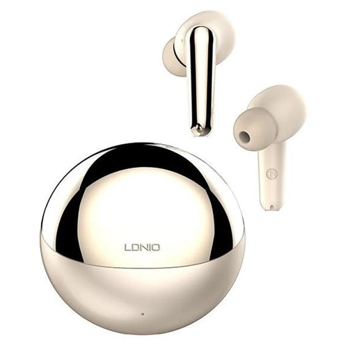 LDNIO T01 Bluetooth-compatible 5.3 In-Ear Earbuds Adaptive Noise Cancelling Hi-Fi 20-Hour Battery Headphones - Champagne - 1