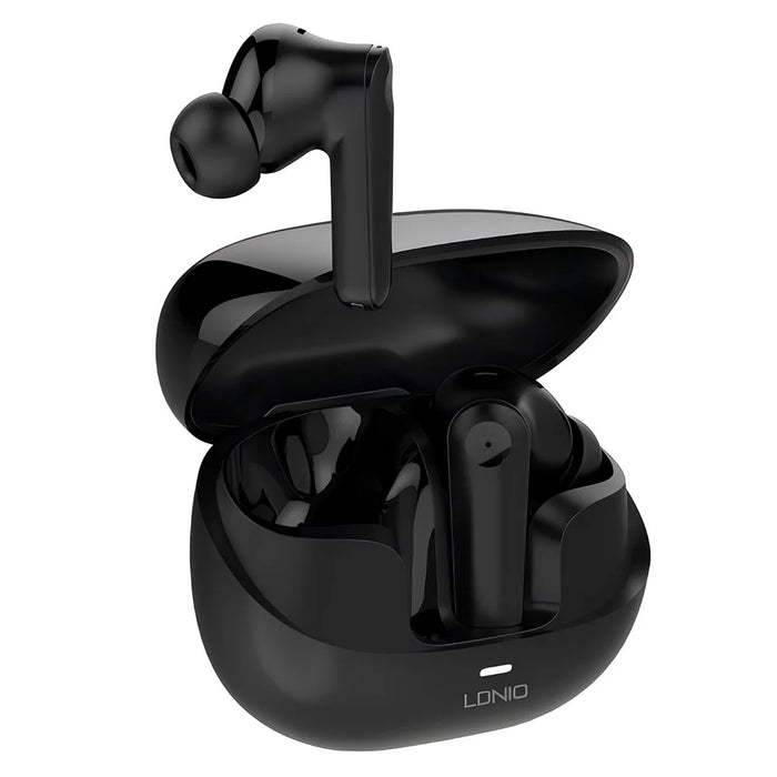 LDNIO T05 Bluetooth-compatible 5.3 Earbuds Adaptive Noise Cancellation 30-Hour Playtime Hi-Fi In-Ear Headphones - Black - 2