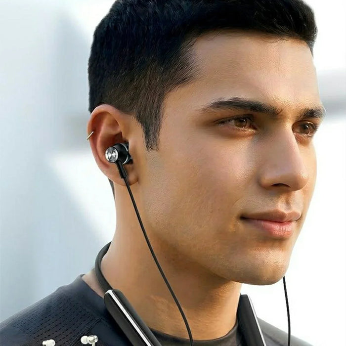 LDNIO N06 Neckband Bluetooth-compatible Earphones 10mm Driver In-ear Sports Earphones - Black - 5