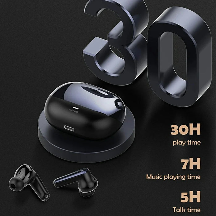 LDNIO T06 TWS Bluetooth-compatible 5.3 Earbuds Noise Cancelling Wireless In-ear Music Earbuds - Beige - 4