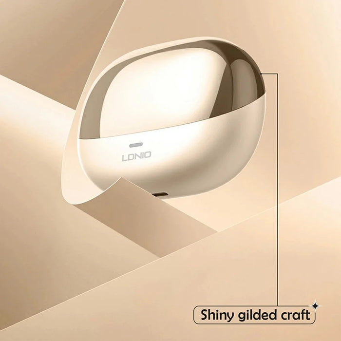 LDNIO T06 TWS Bluetooth-compatible 5.3 Earbuds Noise Cancelling Wireless In-ear Music Earbuds - Beige - 6