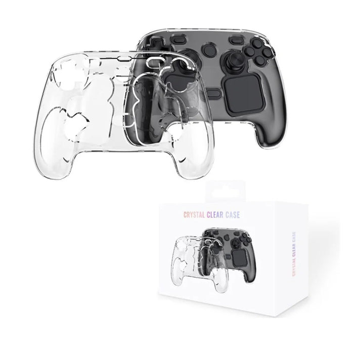 JYS-SDM008 For Steam Controller (2nd generation) Crystal Clear Hard PC Case Anti-scratch Protective Cover - Transparent - 1