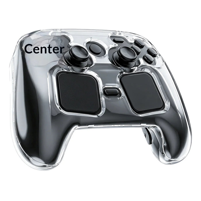 JYS-SDM008 For Steam Controller (2nd generation) Crystal Clear Hard PC Case Anti-scratch Protective Cover - Transparent - 3