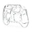 JYS-SDM008 For Steam Controller (2nd generation) Crystal Clear Hard PC Case Anti-scratch Protective Cover - Transparent - 5