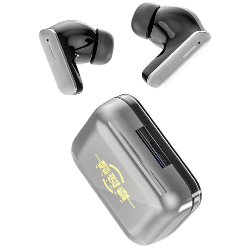 VSIDEA A93S TWS Bluetooth-compatible Earbuds Heavy Bass Wireless In-ear Gaming Earbuds - Silver Black - 1