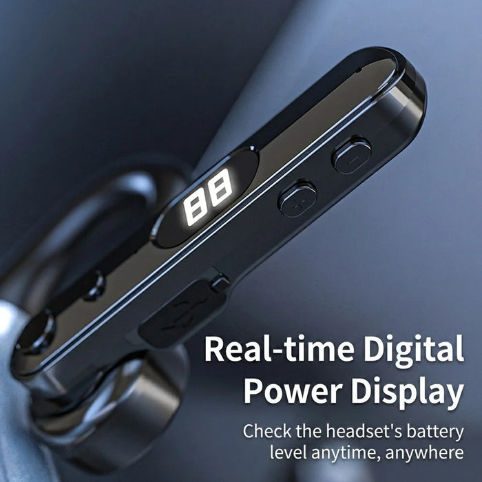 VSIDEA V82 Ear Hook Bluetooth-compatible Earphones Non-in-ear Wireless Earphones Digital Display for Business - 3